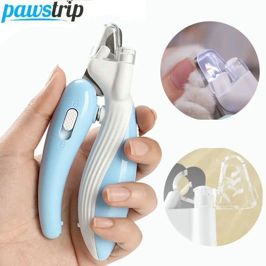 Professional Pet Nail Clippers with Led Light Pet Claw Grooming Scissors for Dogs Cats Small Animals Paw Nail Trimmer Pet Supply - NJPH Best Selling 