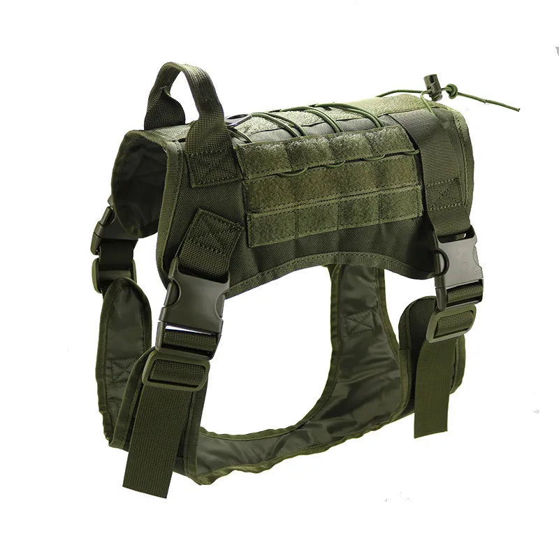 Tactical Dog Harness Military Training K9 Padded Quick Release Vest Pet Training Dog Harness For Set Small Medium Large Dogs - NJPH Best Selling 