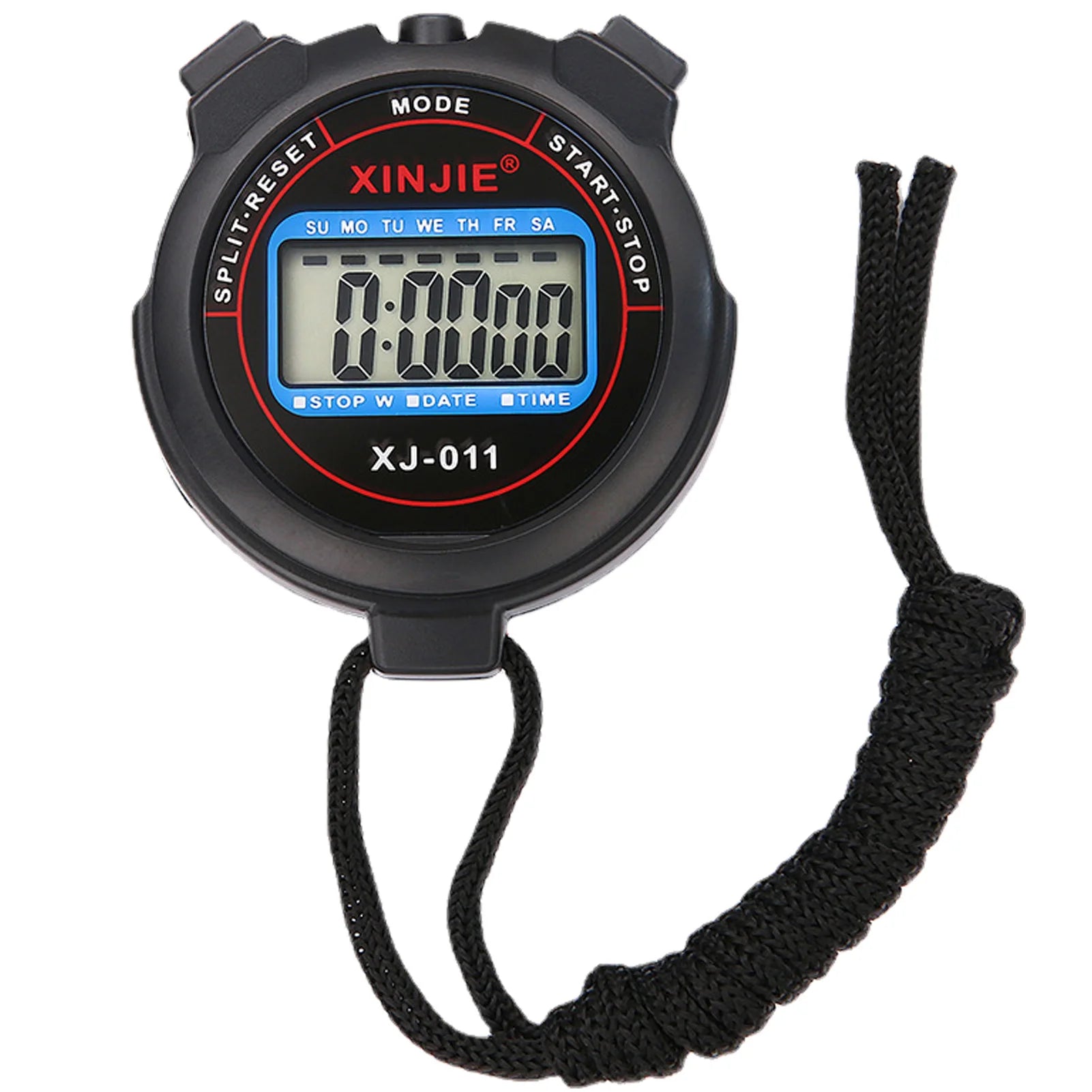 Sports Stopwatch Timer Athlete Referee Timer Portable Waterproof Fitness Timer With Date Display Alarm And Clock For Fitness - NJPH Best Selling 