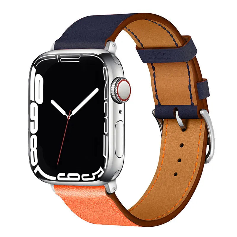 Leather Watch Straps for Apple Watch band 44mm 49mm 45mm 42mm 40mm 41mm 38mm sport bracelet iWatch series Ultra 9-8-7-6-5-4-3-SE - NJPH Best Selling 