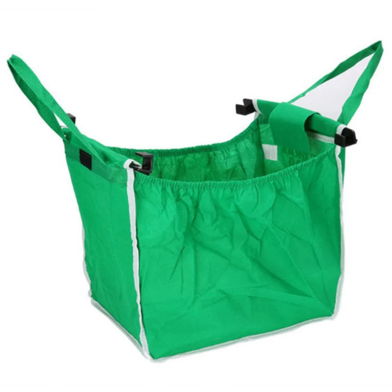 Supermarket Shopping Bag Eco Friendly Trolley Tote Thicken Cart Bags Large Capacity Handbag Foldable Reusable Women Cart Bag 1PC - NJPH Best Selling 