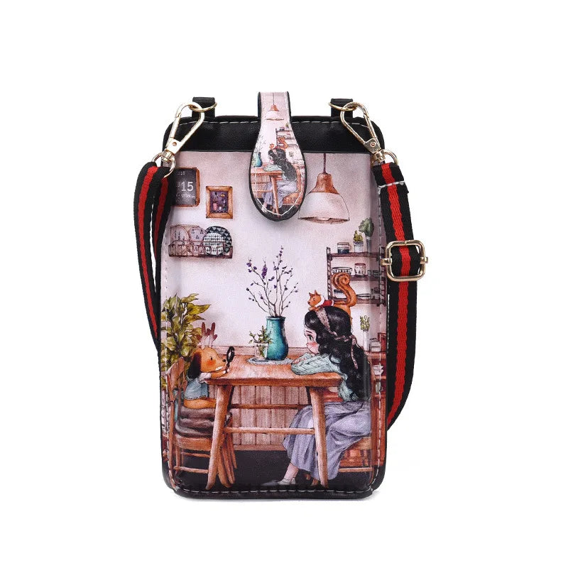 New Women Handbags Casual Messenger Bags for Women Female PU Leather Shoulder Bag Phone Purse Fashion Ladies Crossbody Bags - NJPH Best Selling 