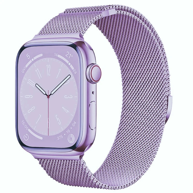 Milanese Loop Strap For Apple Watch Band 8 7 45mm 41mm Ultra 49mm Metal Magnetic Bracelet iWatch 6 5 4 3 SE 44mm 40mm 42mm Belt - NJPH Best Selling 