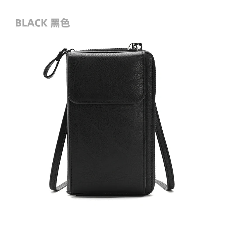 Buylor PU Leather Women Shoulder Bag Luxury 2023 Mobile Phone Bag Fashion Crossbody Bag Strap for Handbag Hasp Small Card Holder - NJPH Best Selling 