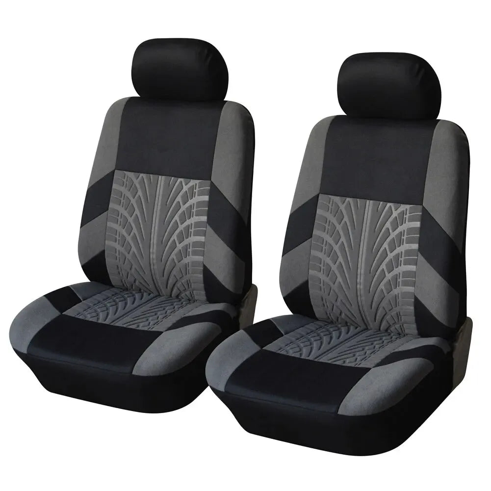 Car Seat Covers Full Set Front Split Rear Bench For Car Universal Cloth SUV Sedan Van Automotive Interior Covers - NJPH Best Selling 