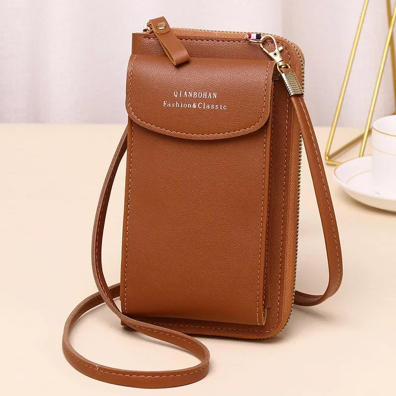 Girl Women Wallet Shoulder Mini Leather Bags Straps Mobile Phone Big Card Holders Wallet Handbag Money Pockets Girls Small Bags - NJPH Best Selling 