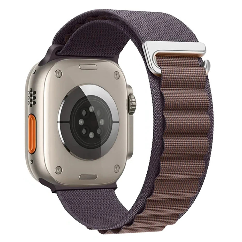 Alpine Loop Strap for Apple Watch Ultra Band 49mm 45mm 44mm 42mm 41mm 40mm Metal C-Hook Bracelets iwatch SE series 9 8 7 6 5 4 3 - NJPH Best Selling 