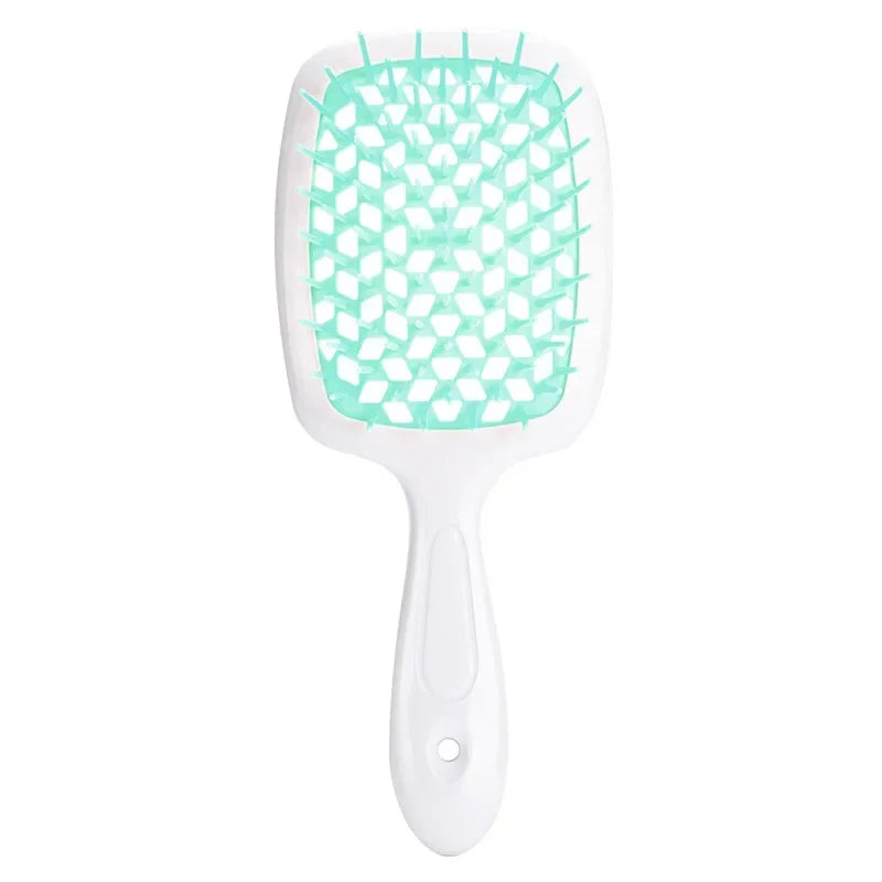 Tangled Hair Brush Detangling Hair Brush Massage Brush Hollow Out Wet Curly Hair Brushes Barber Comb Salon Hair Styling Tools