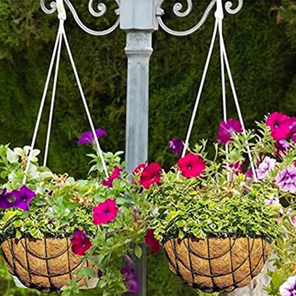 100% Natural Coconut Fiber Liners Thick Coconut Liners for Planters Round Hanging Basket Liners Replacement Liners for Garden - NJPH Best Selling 