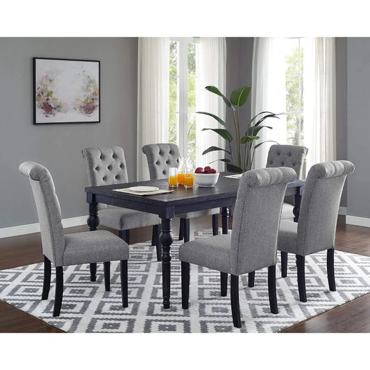 Dining Room Set Urban Style Counter Height Dining Set: Table and 6 Chairs,Traditional Sets Home Furniture