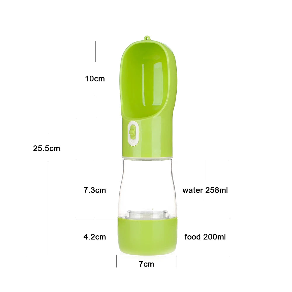 Portable Dog Water Bottle Food and Water Container For Dog Pets Feeder Bowl Outdoor Travel Drinking Bowls Water Dispenser - NJPH Best Selling 