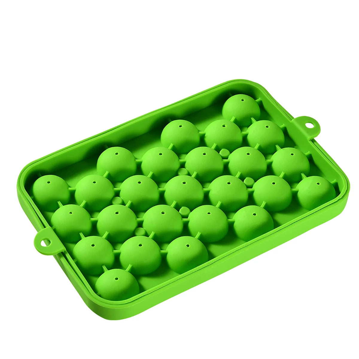 25 Grids Silicone Ice Grid Ball Ice Cube Mold with Cover Ice Storage Box Easy to Demould Bar Home Party Kitchen Tools - NJPH Best Selling 