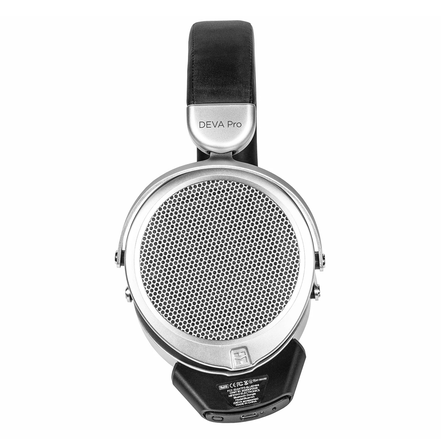 HIFIMAN Deva-Pro Over-Ear Full-Size Open-Back Planar Magnetic Headphone with Stealth Magnet and BlueMini R2R Bluetooth Receiver - NJPH Best Selling 