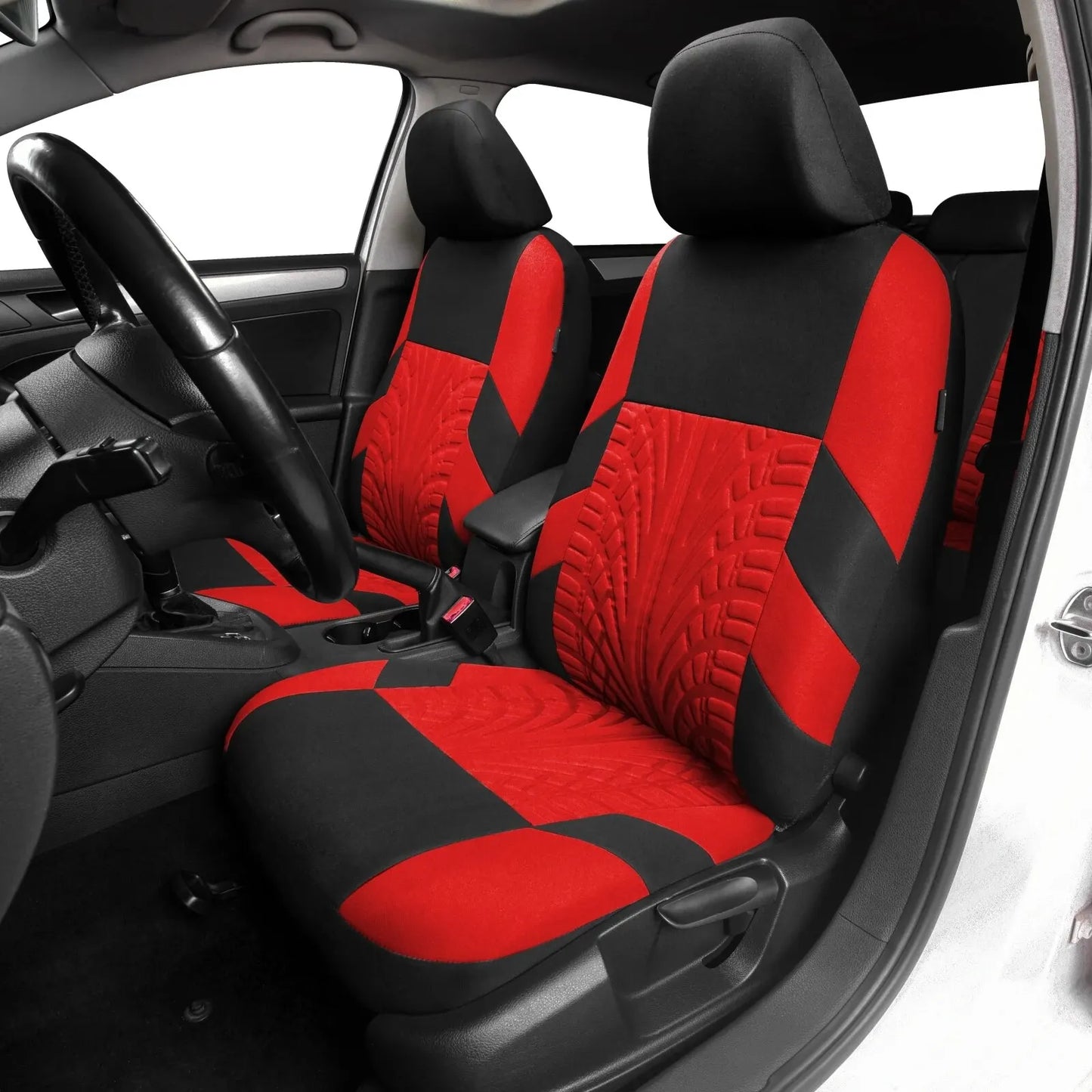 Car Seat Covers Full Set Front Split Rear Bench For Car Universal Cloth SUV Sedan Van Automotive Interior Covers - NJPH Best Selling 