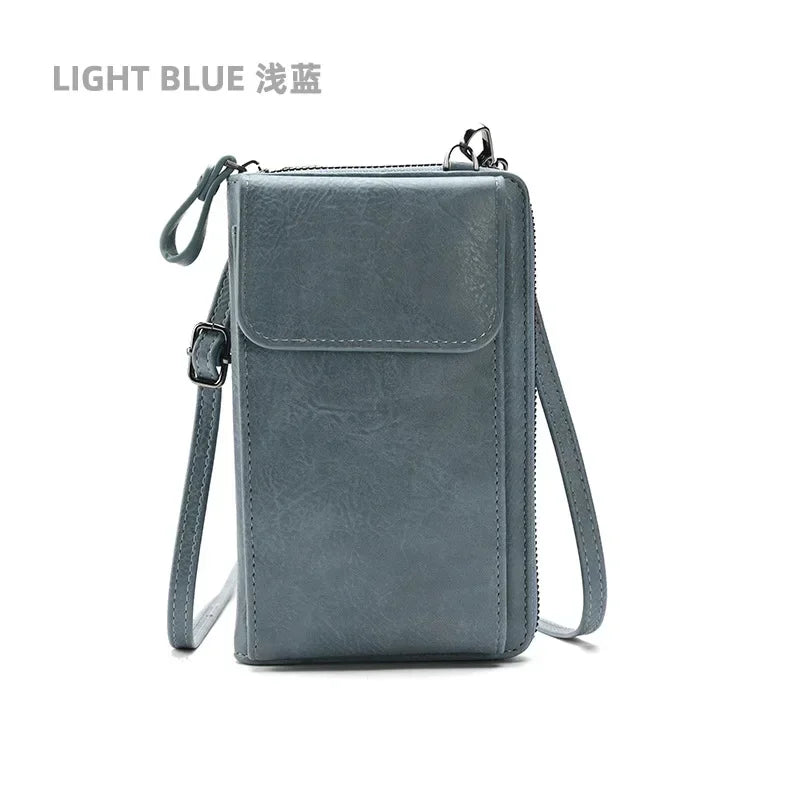 New Fashion Ladies Small Crossbody Messenger Bags for Women Shoulder Bag Phone Wallet Mini PU Leather Card Holder Female Purse - NJPH Best Selling 