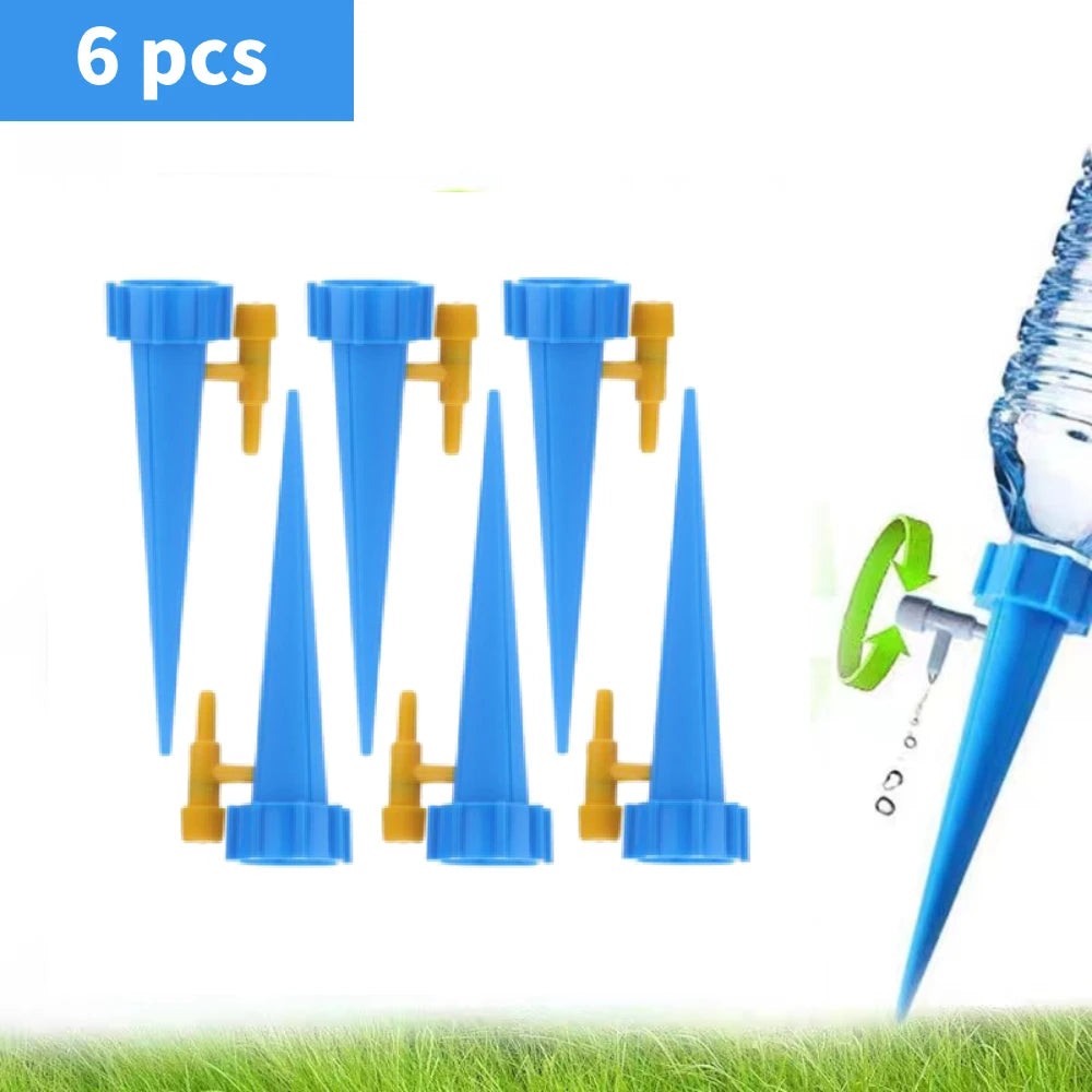 48pcs Auto Drip Irrigation Watering System Plant Dripper Spike Kits Garden Self Watering Planter Insert Plant Watering Devices - NJPH Best Selling 