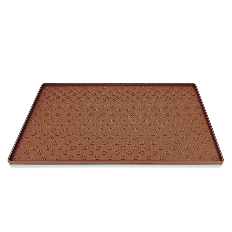 Pet Placemat Dog Food bowl Mat Cat Feed Mat Cat Dog Drinking Feeding Placemat Silicone Waterproof Pet Bowl Pad Feeder Mats - NJPH Best Selling 