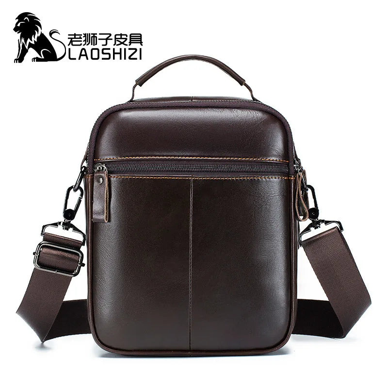 New Handbag Men's Bag Genuine Leather Shoulder Bag Husband luxury design messenger bag crossbody bags for men - NJPH Best Selling 