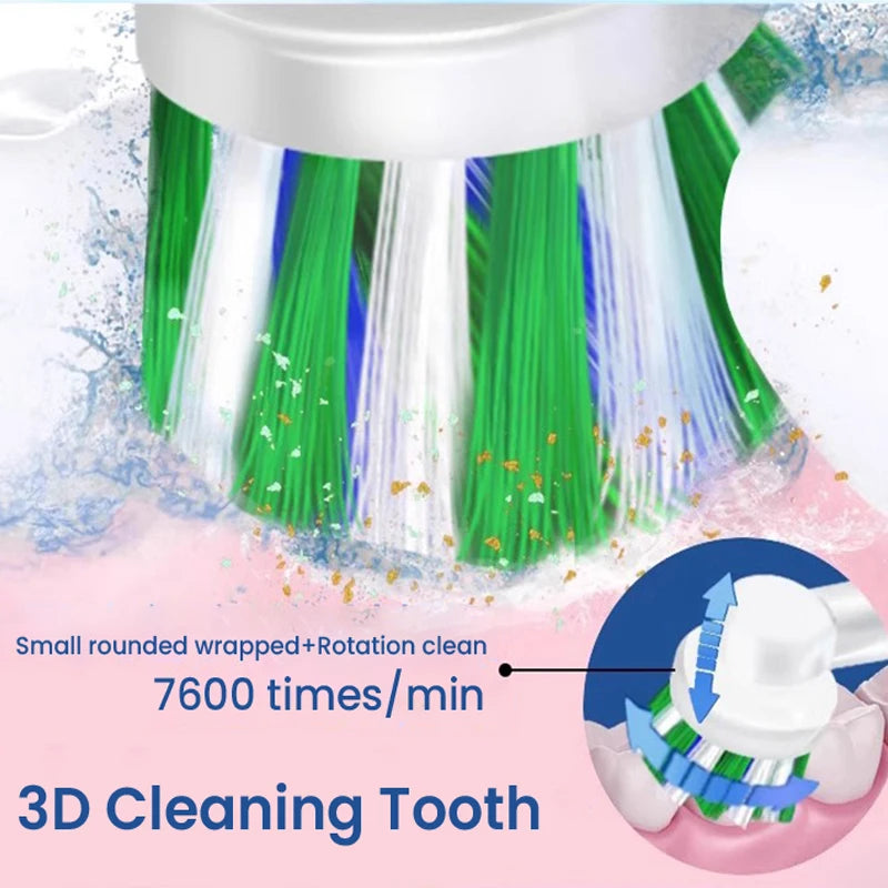 Original Oral B Electric Toothbrush Heads EB20 Precision Clean Tooth Remove Plaque Daily Oral Care Replacement Brush Head Nozzle - NJPH Best Selling 