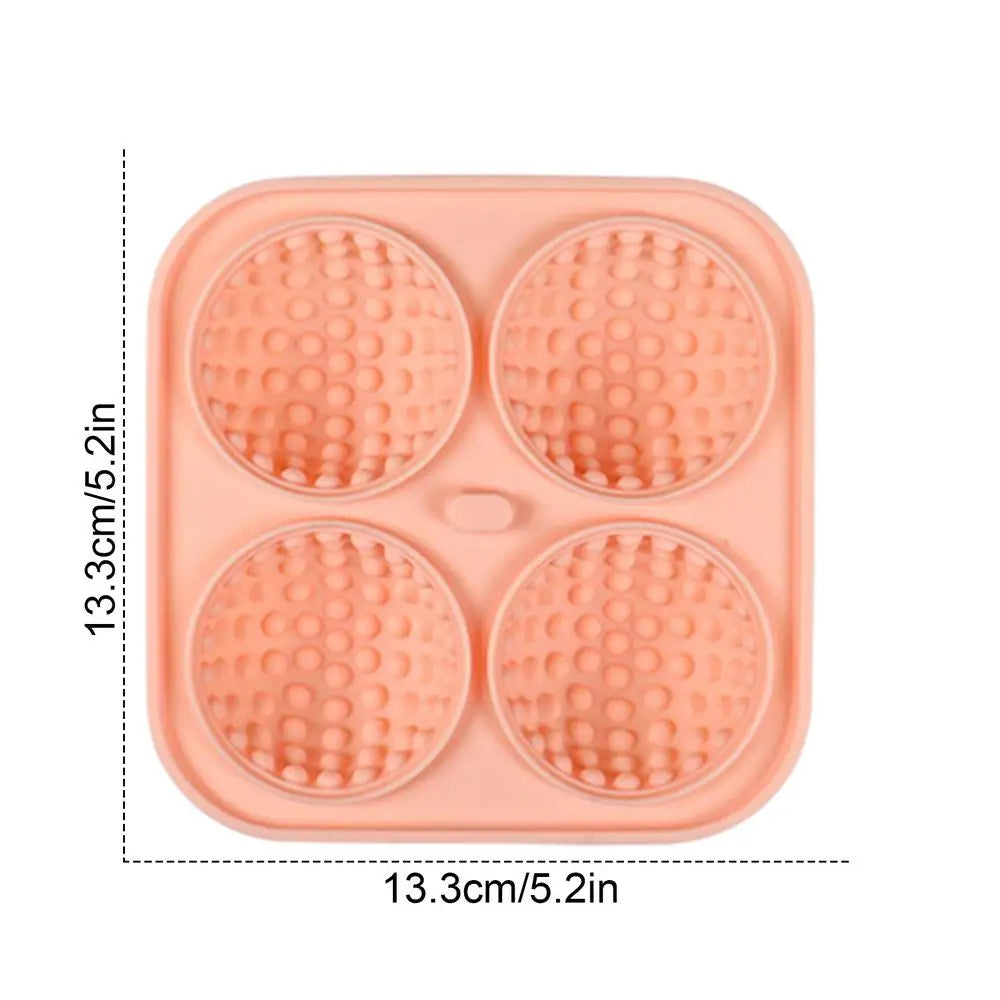 Golf Silicone Ice Ball Round Mold Whiskey Special 4 Golf Ice Grid Mold Kitchen Tool For Whisky Cocktail Cola Baby Food And Drink - NJPH Best Selling 