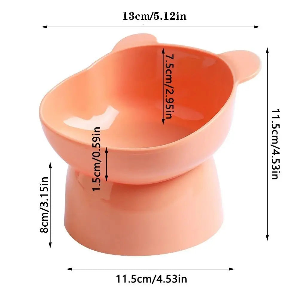 Anti-upset Home Cat Feeder Protects Cervical Vertebrae's Elevated Bowl High Feeding Bowl Pet Bowl - NJPH Best Selling 