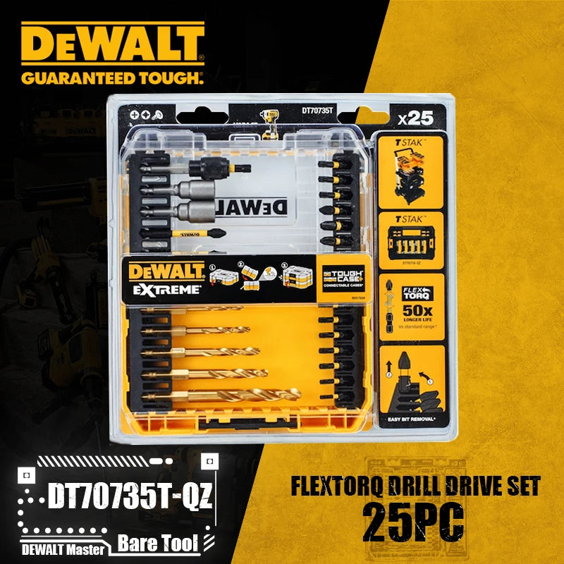 DEWALT Drill Drive Screwdriving Bit Set DWANGFT100SET DT71563 DT70758 DT70705 DT70732T DT70730T DT70702 Power Tool Accessories - NJPH Best Selling 