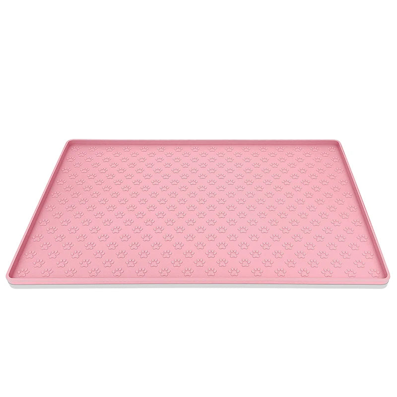 Pet Placemat Dog Food bowl Mat Cat Feed Mat Cat Dog Drinking Feeding Placemat Silicone Waterproof Pet Bowl Pad Feeder Mats - NJPH Best Selling 