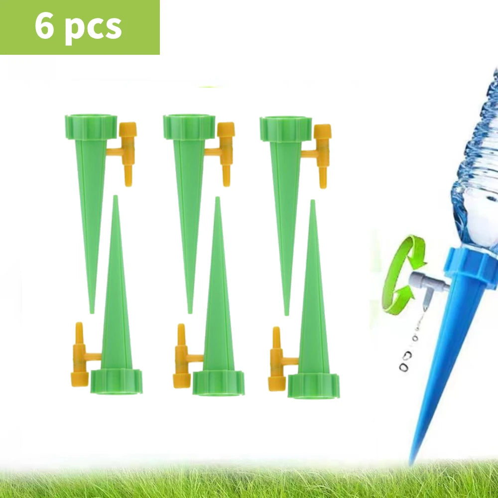 48pcs Auto Drip Irrigation Watering System Plant Dripper Spike Kits Garden Self Watering Planter Insert Plant Watering Devices - NJPH Best Selling 