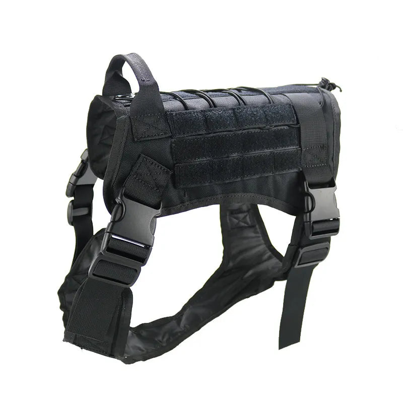 Tactical Dog Harness Military Training K9 Padded Quick Release Vest Pet Training Dog Harness For Set Small Medium Large Dogs - NJPH Best Selling 