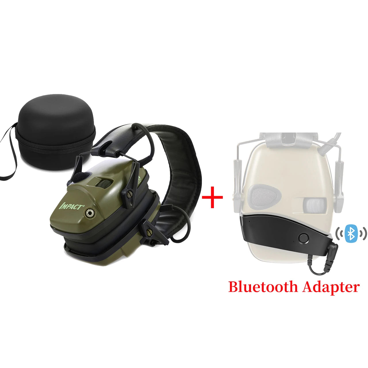 Outdoor Sports Anti-noise Impact Sound Amplification Electronic Shooting Earmuff Tactical Hunting Hearing Protective Headset - NJPH Best Selling 