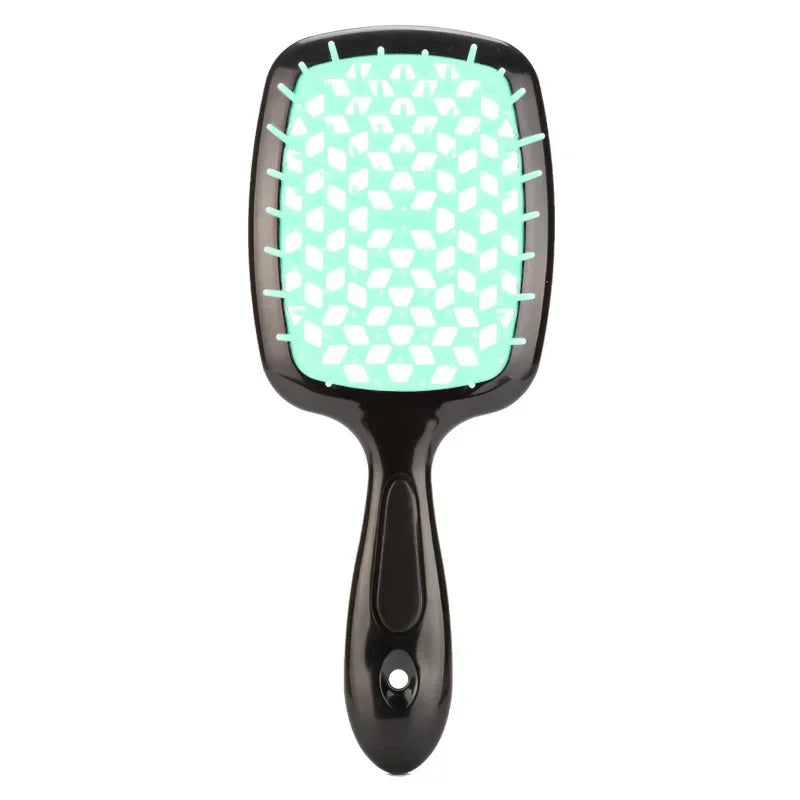 Tangled Hair Brush Detangling Hair Brush Massage Brush Hollow Out Wet Curly Hair Brushes Barber Comb Salon Hair Styling Tools