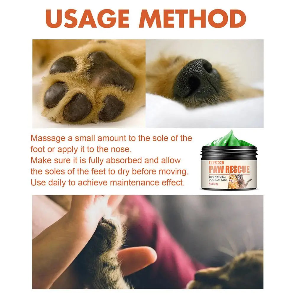 Pet Paw Balm Foot Care Balm Soles Foot Pad Protective Oil For Cats And Dogs Moisturizing Household Winter Paw Cream Pet Supplies - NJPH Best Selling 