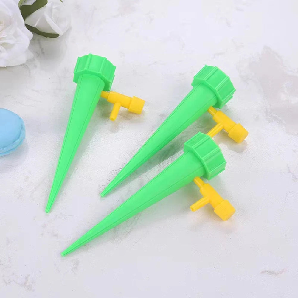 48pcs Auto Drip Irrigation Watering System Plant Dripper Spike Kits Garden Self Watering Planter Insert Plant Watering Devices - NJPH Best Selling 