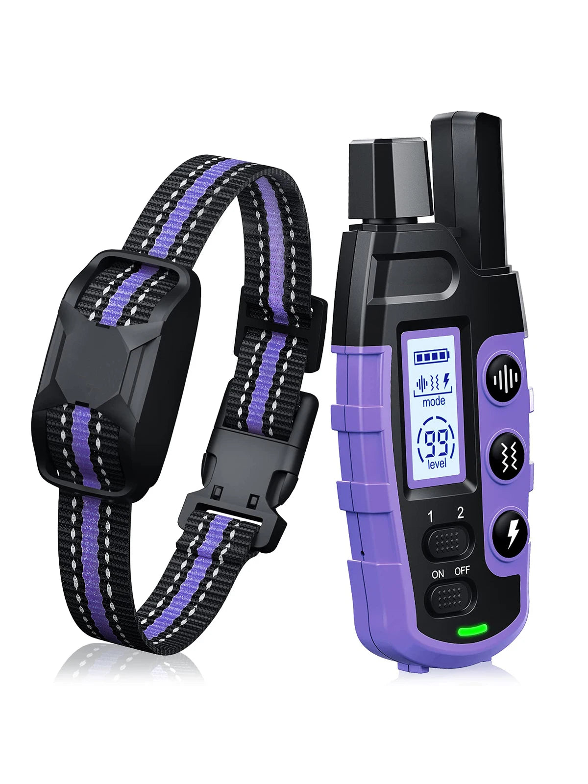 3300Ft Electric Dog Training Collar Remote Control Waterproof Pet BehaviorFor 5-120lbs Puppy With Shock Vibration - NJPH Best Selling 