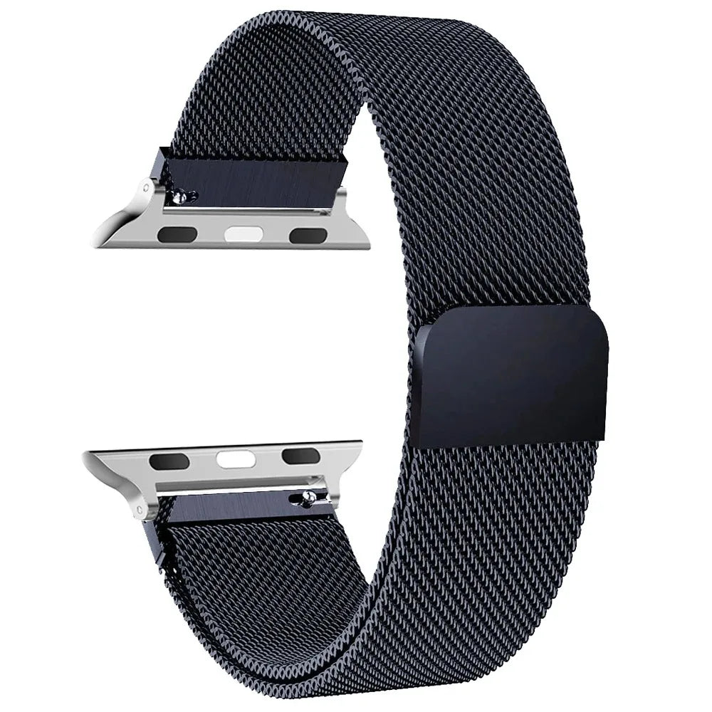 Magnetic Strap for Apple Watch bands 44mm 40mm 49mm 45mm 41mm 42mm 38mm 45 mm Metal bracelet iwatch series 3 6 7 8 9 SE ultra 2 - NJPH Best Selling 