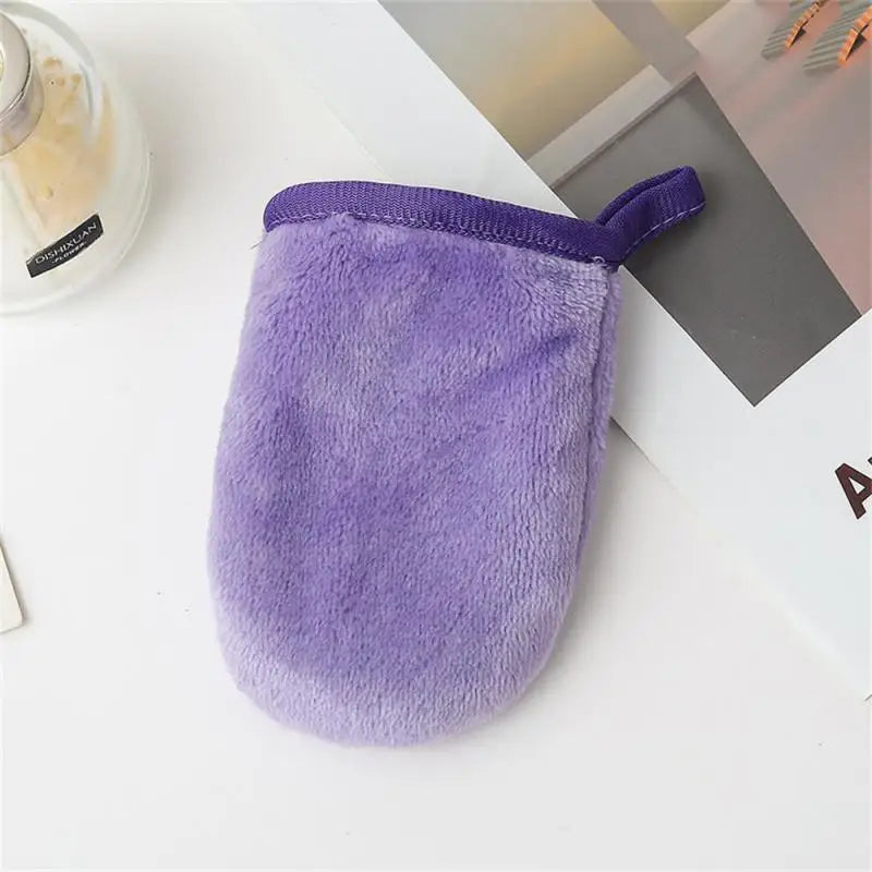 Pieces Professional Microfiber Face Cleansing Gloves Reusable Facial Cloth Pads Makeup Remover Glove Mitts Tool Unisex - NJPH Best Selling 