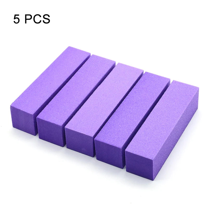 Nails Buffer Grind Buffing Block pink Nail File For Pedicure Manicure Care Nail Art Sponge Buffer Polish Nail accessories Tools - NJPH Best Selling 