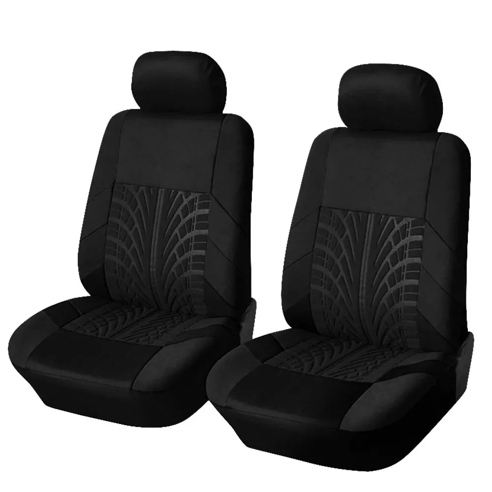 Car Seat Covers Full Set Front Split Rear Bench For Car Universal Cloth SUV Sedan Van Automotive Interior Covers - NJPH Best Selling 