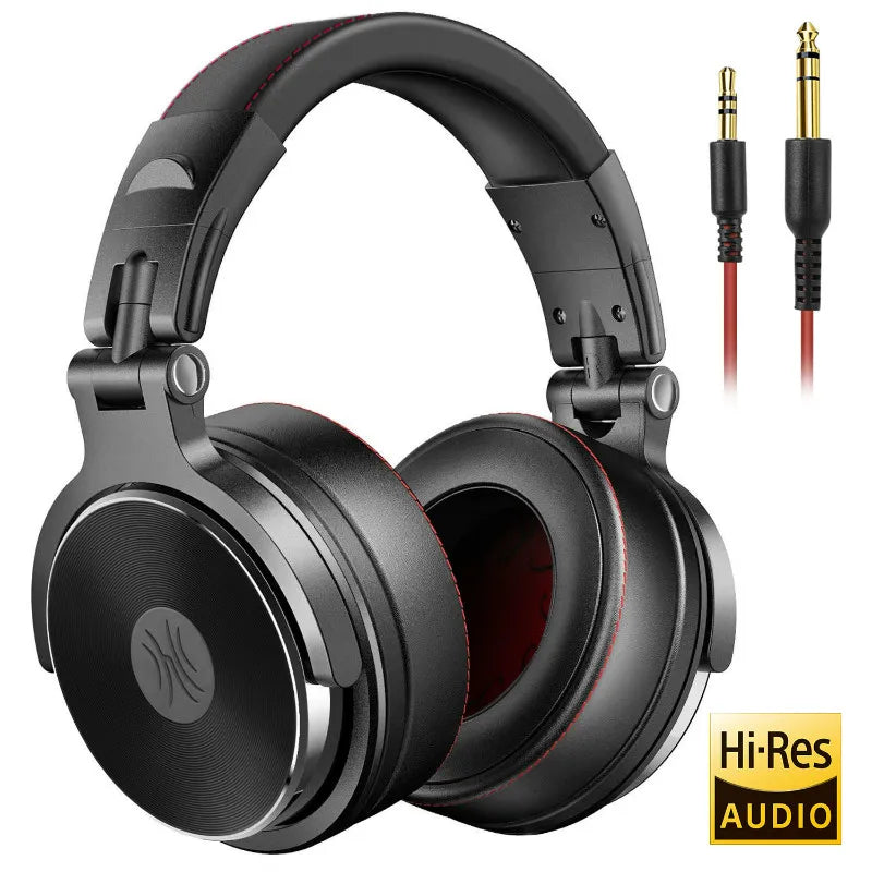 Oneodio Foldable Over-Ear Wired Headphone For Phone Computer PC Professional Studio Pro 30 50 Monitor DJ Headset Gaming Earphone - NJPH Best Selling 