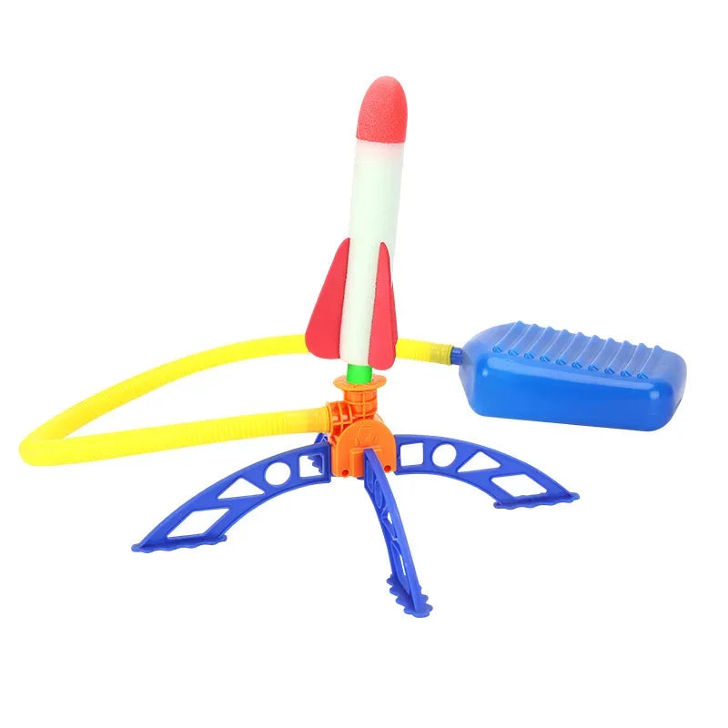 Kids Air Stomp Rocket Foot Pump Launcher Toys Sport Game Jump Stomp Outdoor Child Play Set Jump Sport Games Toys For Children - NJPH Best Selling 