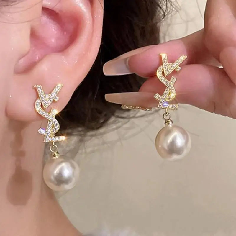 Luxury Brand Gold Color Matte Texture Metal Retro Earrings For Women Girls Fashion Party Trend Party Jewelry Gifts Earrings 2024 - NJPH Best Selling 