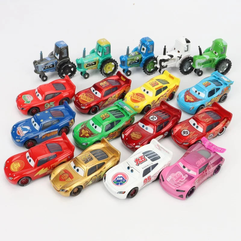 25 styles Lightning McQueen Disney Pixar Cars Toy 1:55 Metal Diecast Car Kids Toy Car Christmas Gift