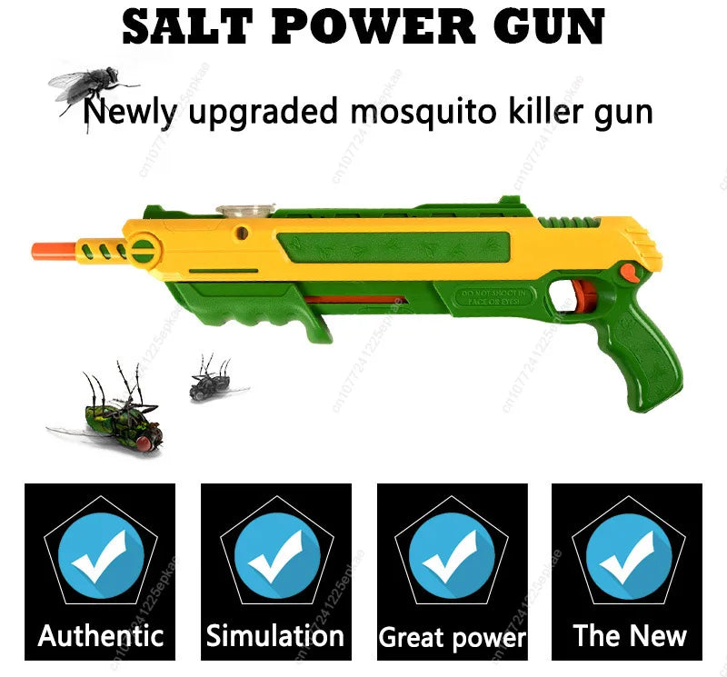 New Model Of Fly And Mosquito Gun 3.0 Children's Day Gift Salt Gun Shotgun Adult Toy Gun Mosquito And Fly Gun