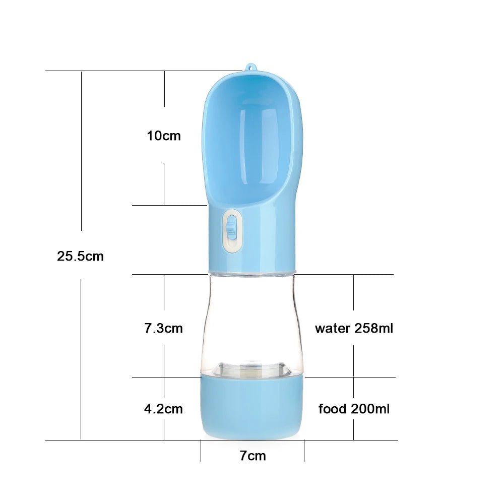 Portable Dog Water Bottle Food and Water Container For Dog Pets Feeder Bowl Outdoor Travel Drinking Bowls Water Dispenser - NJPH Best Selling 