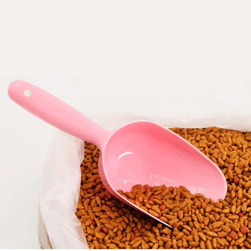 Multi-Color Pet Plastic Feeding Shovel Cat Food Spoon Dog Large Capacity Food Feeder Pet Accessories Product - NJPH Best Selling 