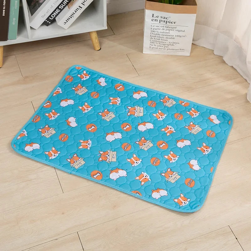 Dog Urine Pads Washable Reusable Anti Slip Pet Pee Pad Puppy Training Pad Pet Bed for Car Seat Cover Pet Supplies - NJPH Best Selling 