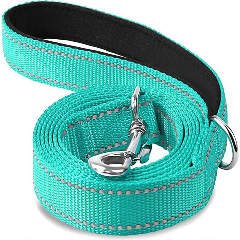 Night Reflection Dog Pet Towing Rope 1.2/1.5/1.8m Guard Rope Pet Walking Training Leash Cats Dogs Harness Collar Lead Strap - NJPH Best Selling 