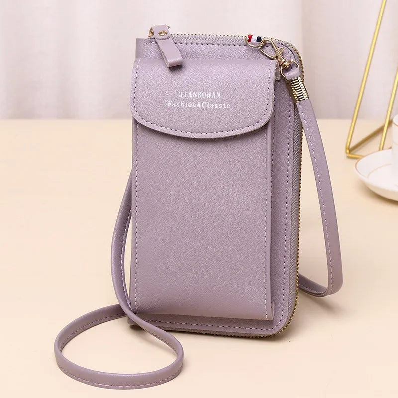 Girl Women Wallet Shoulder Mini Leather Bags Straps Mobile Phone Big Card Holders Wallet Handbag Money Pockets Girls Small Bags - NJPH Best Selling 