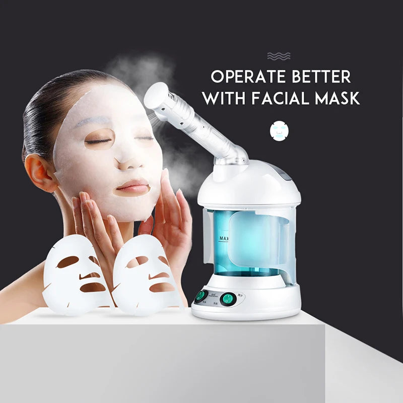 KSKIN Custom Hot Sale Face Mist Spray Portable Facial Steamer For Face Professional Ionic Facial Steamer - NJPH Best Selling 