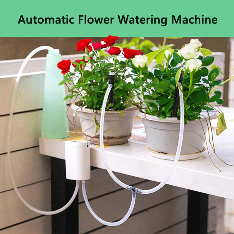 8/4/2 Head Automatic Watering Pump Controller Flowers Plants Home Sprinkler Drip Irrigation Device Pump Timer System Garden Tool - NJPH Best Selling 